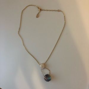 Swarovski Gold-Tone Plated Pave Necklace